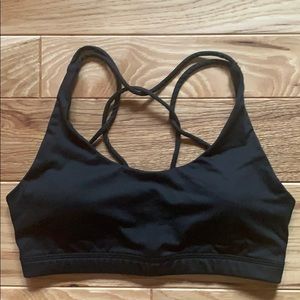 Hollister Black Sports Bra, Size Small